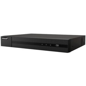 PRAMA PT-NR2A08-Q2 8 Channel 8MP Network Video Recorder with H.265+ Compression, 2 SATA Interface Supporting HDD up to 8TB Per Drive, 4K HDMI & VGA Dual Output, Gigabit Network.
